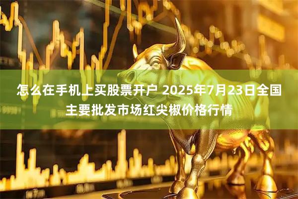 怎么在手机上买股票开户 2025年7月23日全国主要批发市场红尖椒价格行情